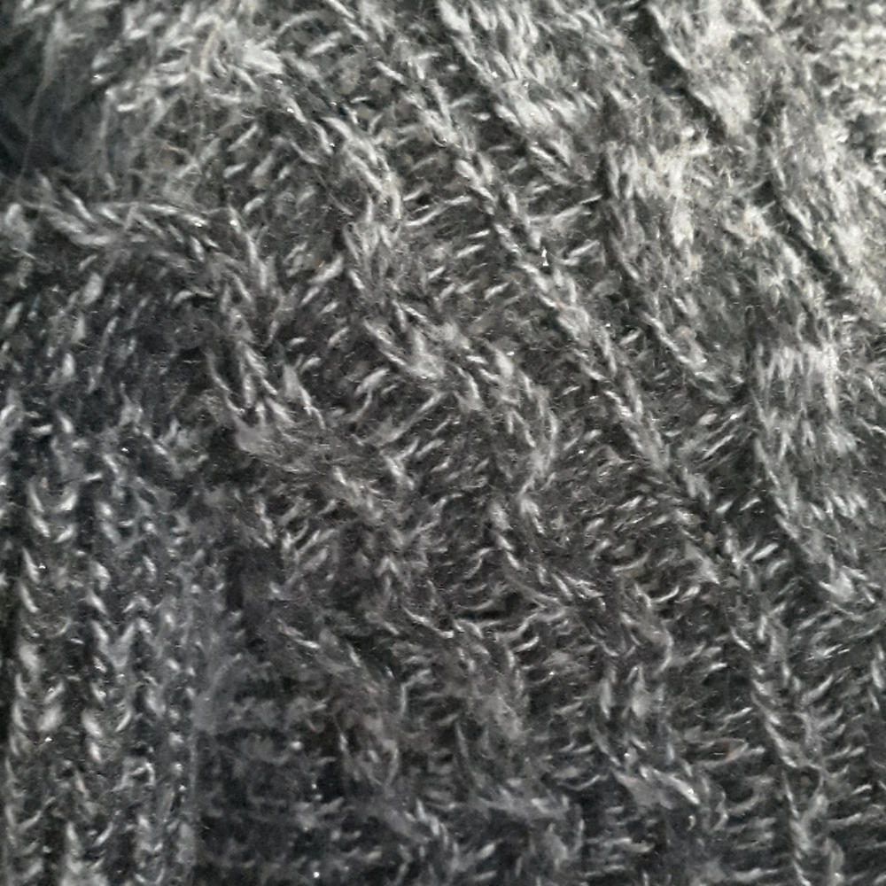 Simply Vera Vera Wang blue snap button sweater - Picture 7 of 8